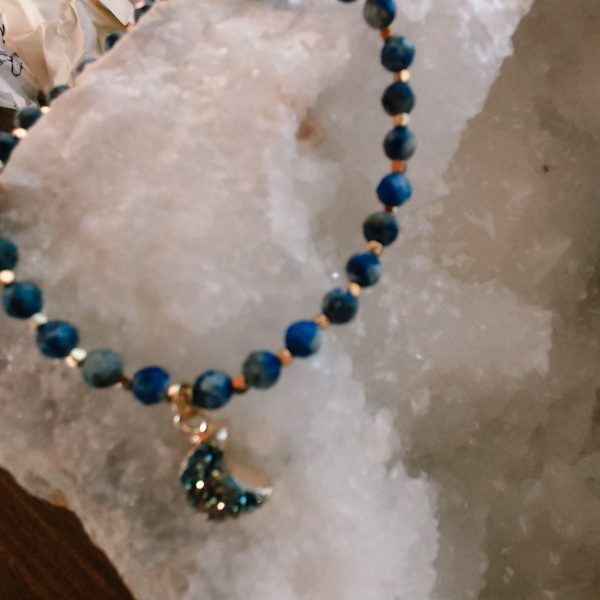 PULSERA LAPISLAZULI FACETADA