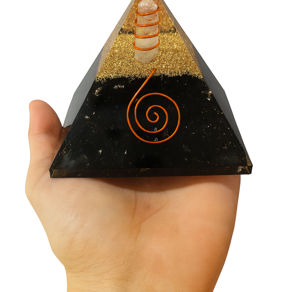 Orgonita Turmalina 7x7 – Protección y Limpieza Energética