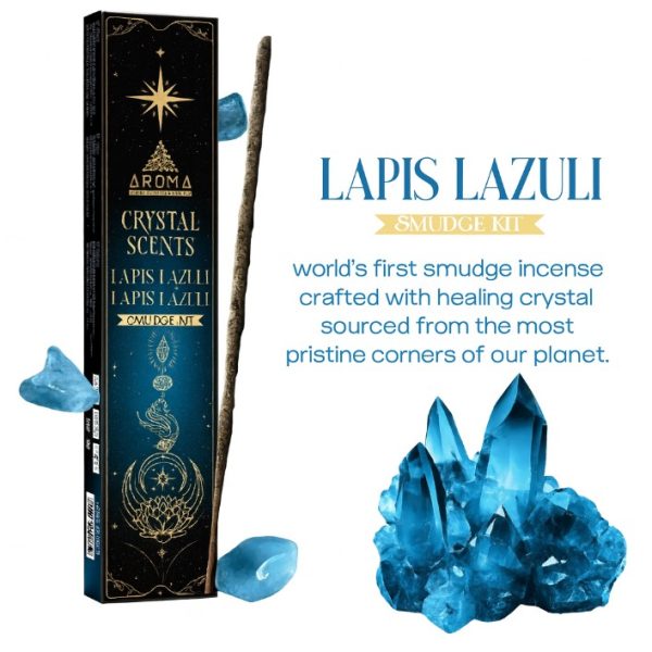 Incienso Lapislázuli Aroma Crystal Scents – Claridad y Protección Espiritual