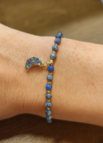 Screenshot_13 Pulsera de Lapislázuli Facetado con Dije Luna - Imagen 1