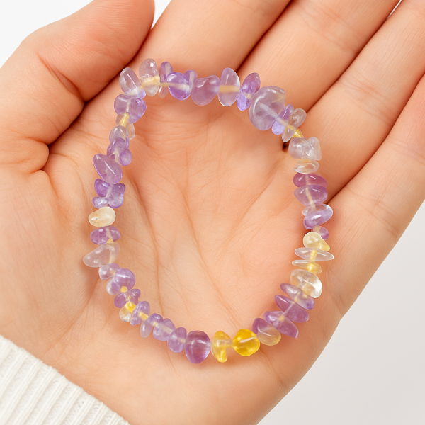 PULSERA CHIP AMETRINO