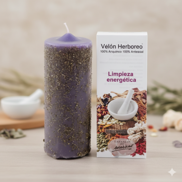 Velón Herbóreo: Limpieza Energética (Edición Botánica)