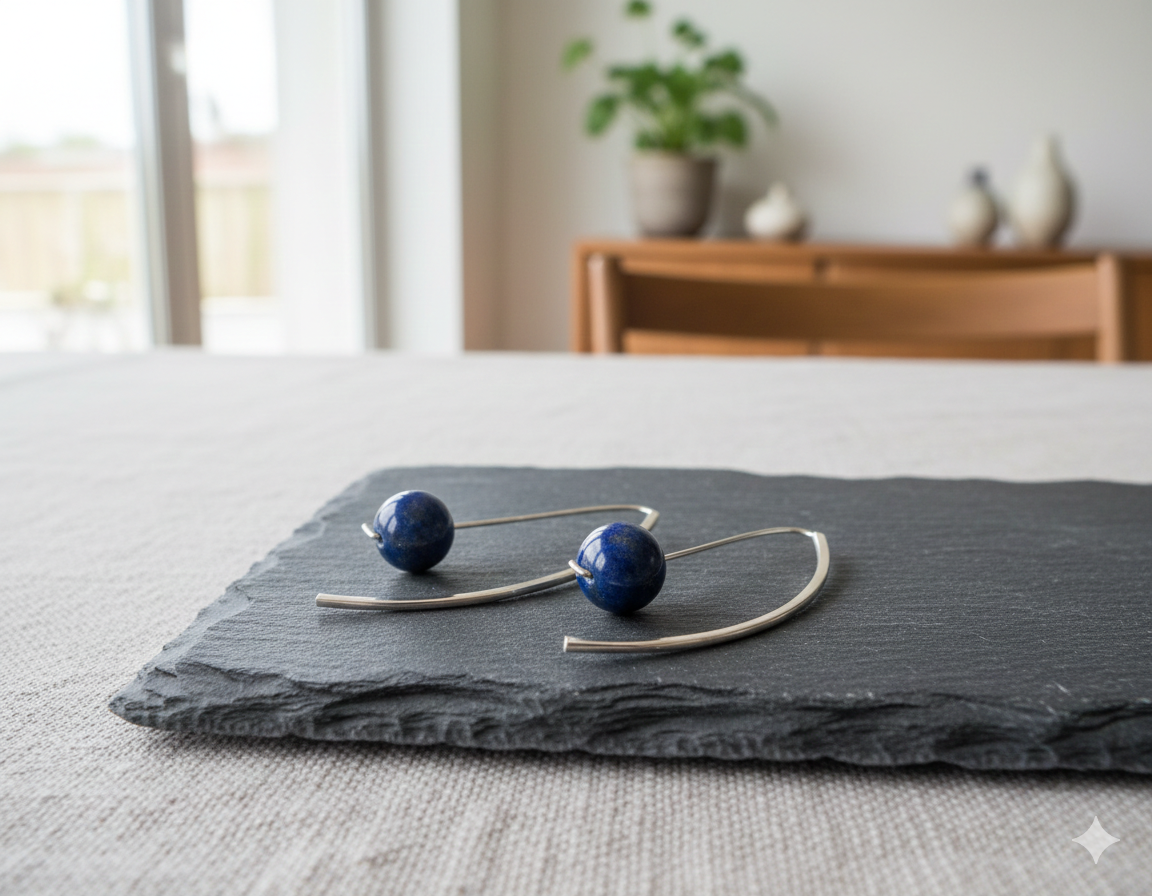 Gemini_Generated_Image_ka69pyka69pyka69 Pendientes de Plata y Lapislázuli Natural - Imagen 1