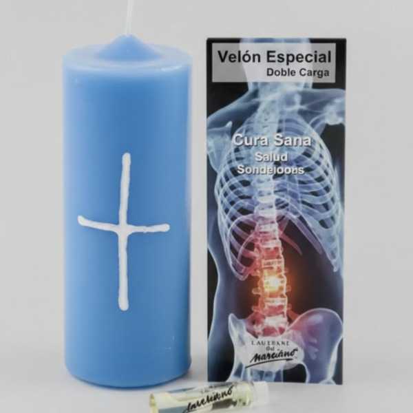 Velón Especial: Cura Sana (Doble Carga)