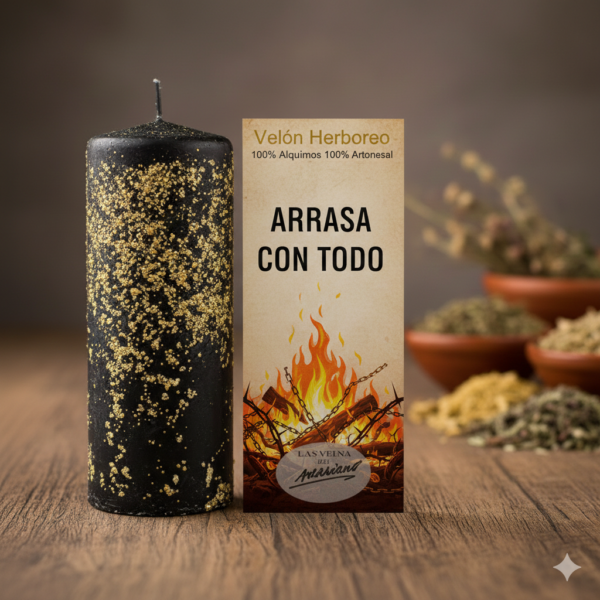 Velón Herbóreo: ARRASA CON TODO (Limpieza Extrema)
