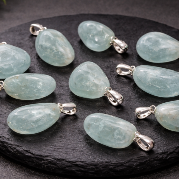 Colgante de Aguamarina Natural