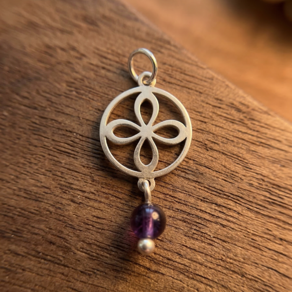 Colgante de Plata "Sigilo de la Abundancia" con Amatista