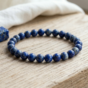 Pulsera de Lapislázuli Natural (Esferas de 6 mm)