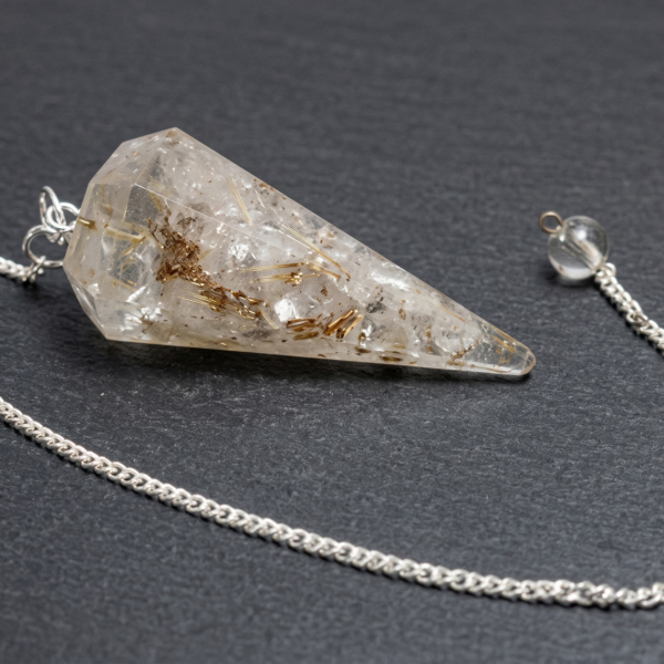 Péndulo de Orgonita y Cuarzo