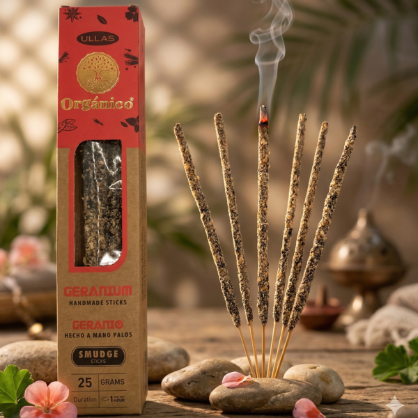Incienso de Geranio Orgánico - Ullas