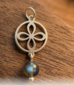 Colgante de Plata "Sigilo de la Abundancia" con Labradorita