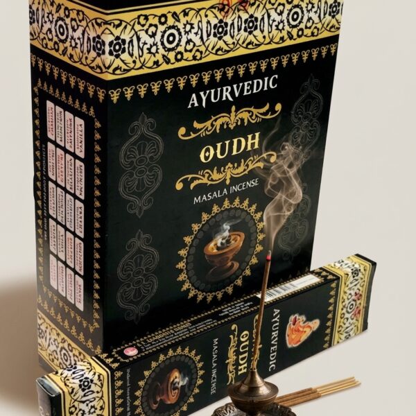 Incienso Ayurvedic Oudh (Aroma Oriental Dulce y Cálido)