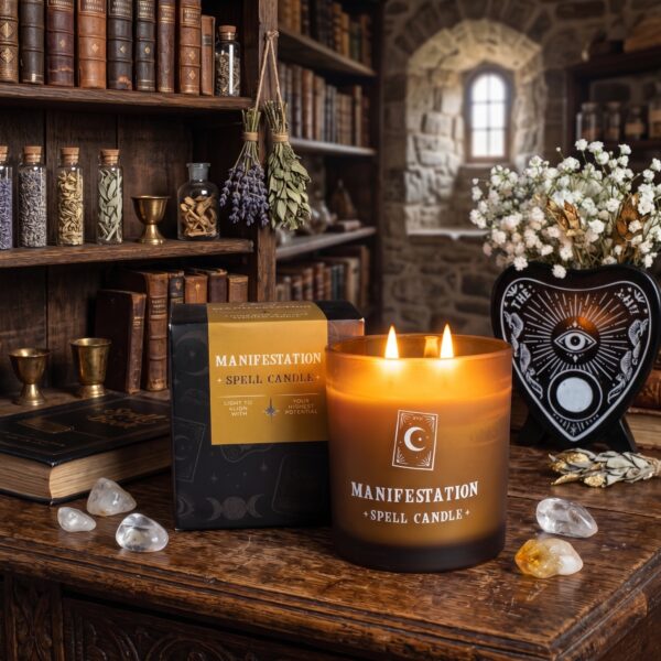 Vela Aromática "Manifestation Spell" – Cinnamon & Clove