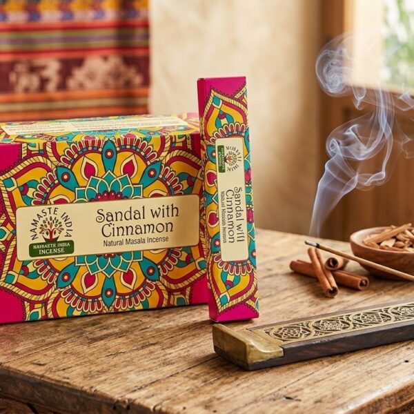 Incienso Namaste India – Sándalo con Canela