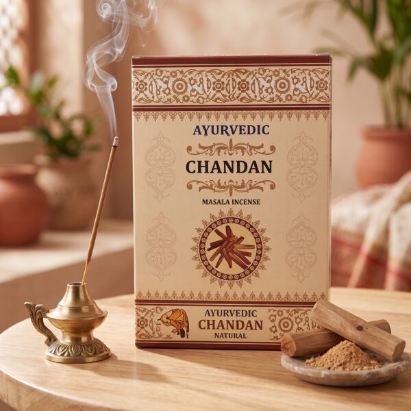 Incienso Masala Chandan (Sándalo) - Ayurvedic