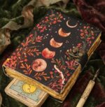 Grimorio de Cuero "Fases Lunares & Jardín Nocturno"